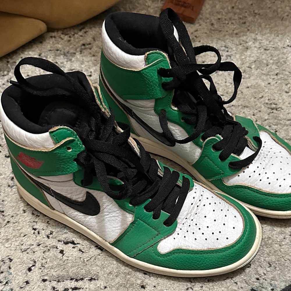 Nike Air Jordan Green White Black Air Footwear